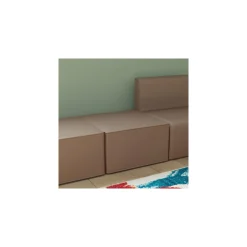 Bright Beginnings Modular 1 Seater Chair/Ottoman in Vinyl