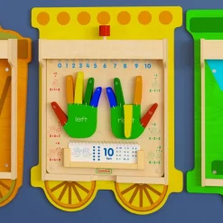Bright Beginnings STEAM Wall Activity Board, Counting