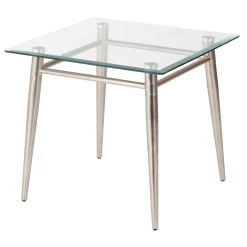 Brooklyn Glass Square End Table