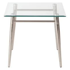 Brooklyn Glass Square End Table