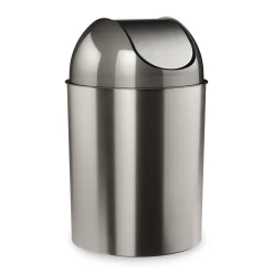 Brushed Trash Can