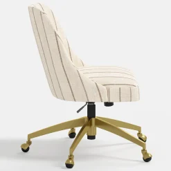 Brynn Office Chair with Gold Frame