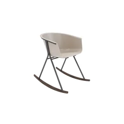 Bucket Seat Rocking Guest Chair