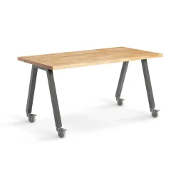 Butcher Block Studio Table - 36"H