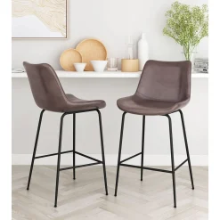 Byron Upholstered Counter Stool