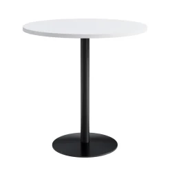 Café au lait Bar Height Round Table with Pedestal Base - 48