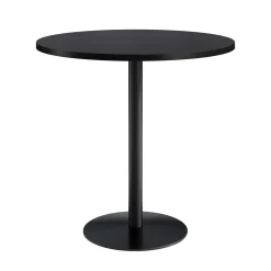 Café au lait Bar Height Round Table with Pedestal Base - 48