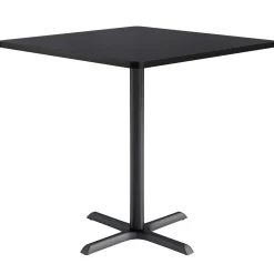 Café au lait Bar Height Square Table with X-Base - 48