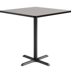 Café au lait Bar Height Square Table with X-Base - 48