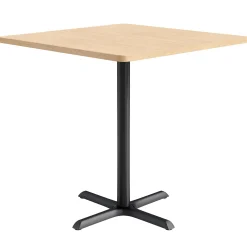 Café au lait Bar Height Square Table with X-Base - 48