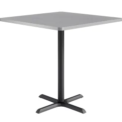 Café au lait Bar Height Square Table with X-Base - 48