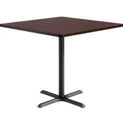 Café au lait Bar Height Square Table with X-Base - 48