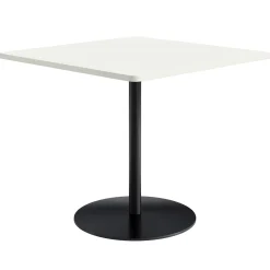Café au lait Bar Height Square Table with Pedestal Base - 48
