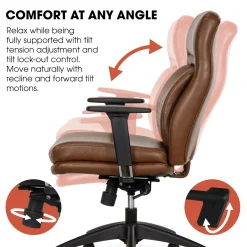 Calpernia Faux Leather Task Chair