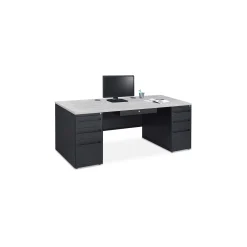 Carbon Executive Steel Desk - 72