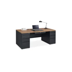 Carbon Executive Steel Desk - 72