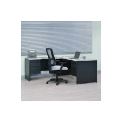 Carbon Reversible L-Shaped Steel Desk - 66