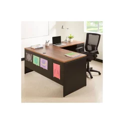 Carbon Reversible L-Shaped Steel Desk - 66