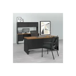 Carbon Steel Desk and Credenza Set