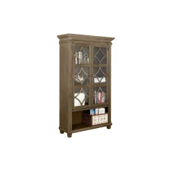 Carson Four Shelf Glass Display Cabinet
