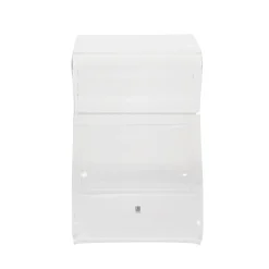Clear Stool and Magazine Rack