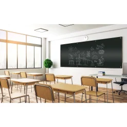 Clearvision Glass Black Markerboard - 48"Hx72"W