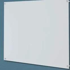 Clearvision Magnetic White Glass Markerboard 48