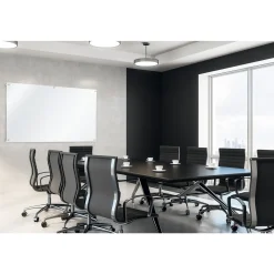 Clearvision Magnetic White Glass Markerboard 48