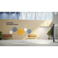 Coda Circle Glassboard, 24" D