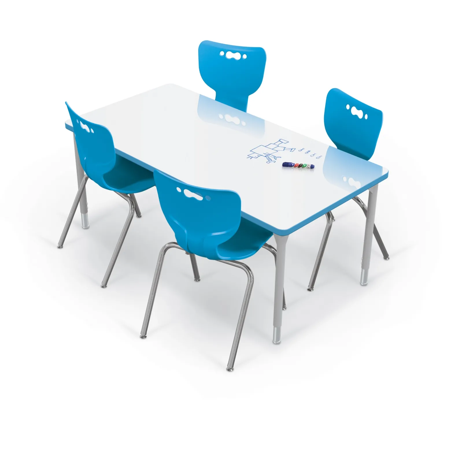 CogNitiv Activity Table w/ Whiteboard Top - 30”x60”