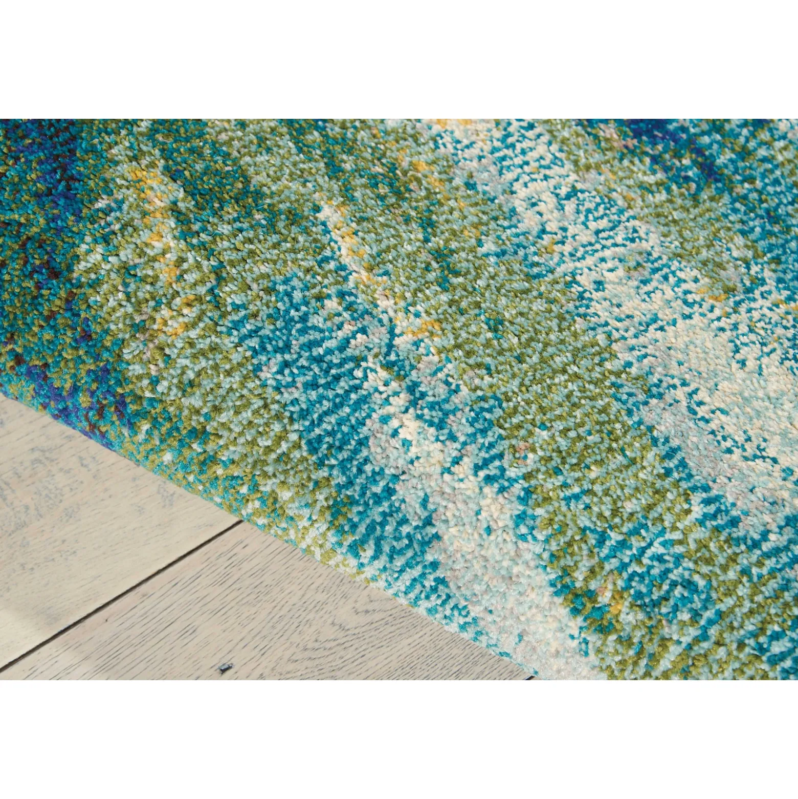 Colorful Swirl Rug 5'3" x 7'3"