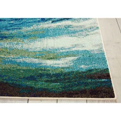 Colorful Swirl Rug 5'3