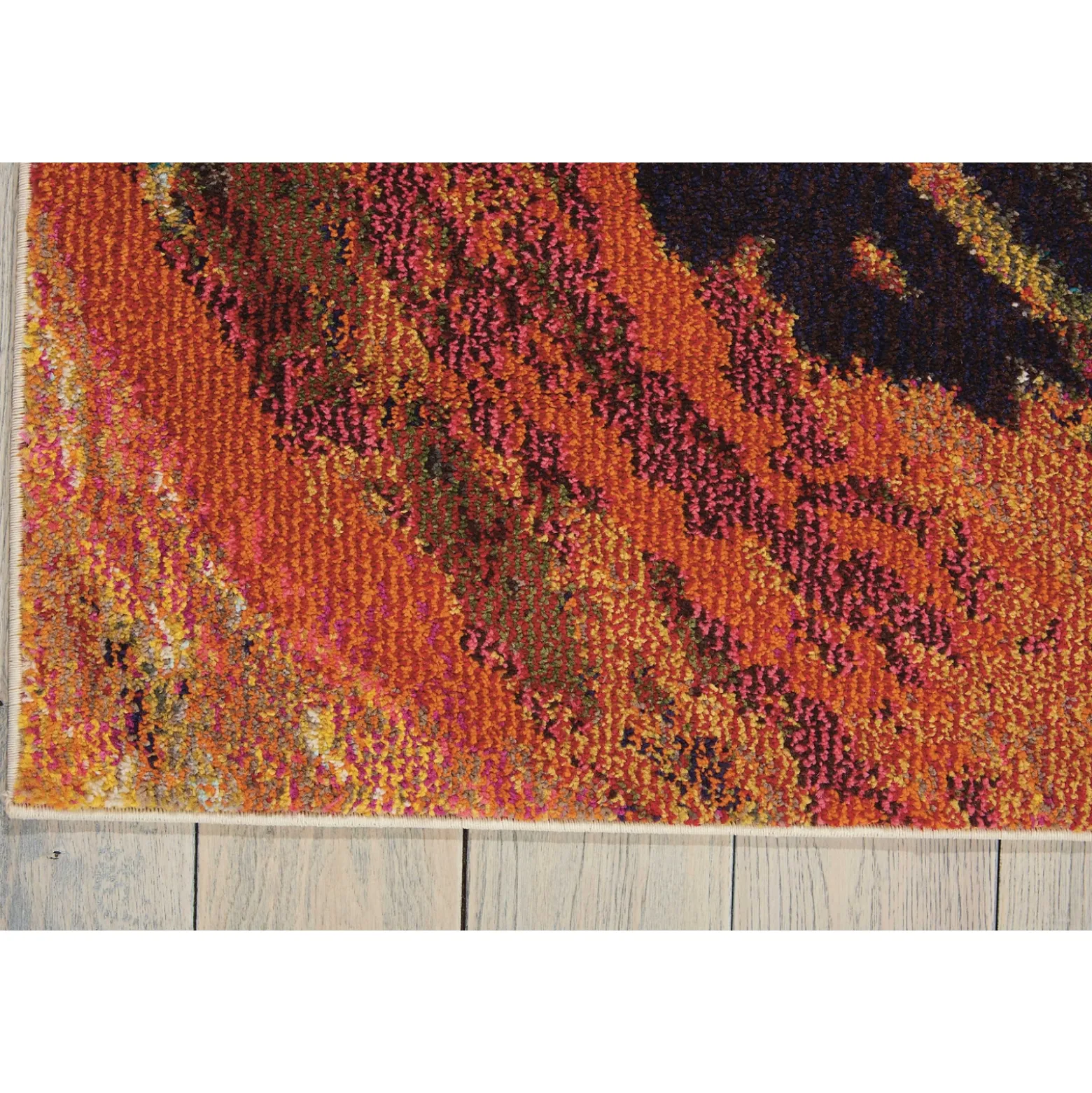 Colorful Swirl Rug 5'3" x 7'3"