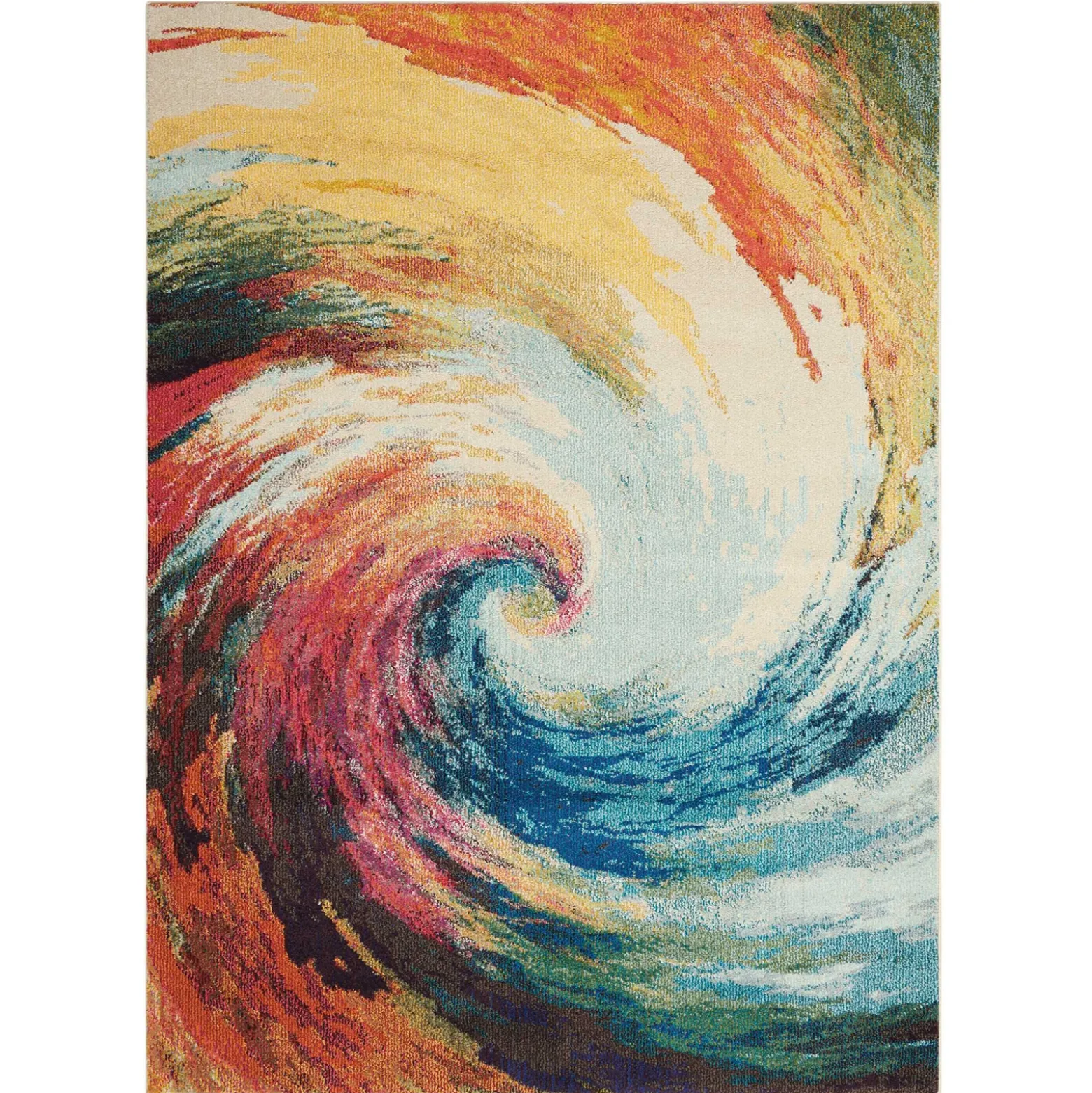 Colorful Swirl Rug 7'10"x10'6"