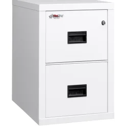 Compact Two Drawer Vertical Fireproof File - 22