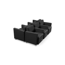 Compass 6 Piece Ganged Reception Set with Power