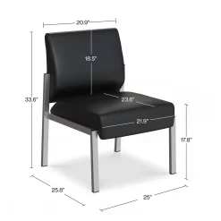 Compass Armless Guest Chair