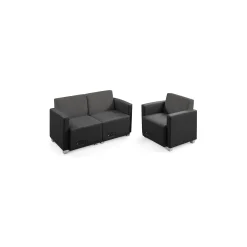 Compass Loveseat and Armchair