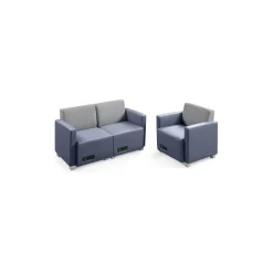 Compass Loveseat and Armchair