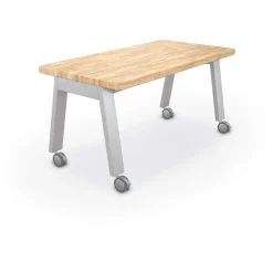 Compass Makerspace Table - Butcher Block 37"H - 60"W x 36"D