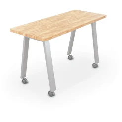 Compass Makerspace Table - Butcher Block 43"H - 72"W x 36"D