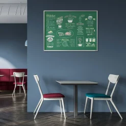 Composition Chalkboard with Aluminum Frame 36