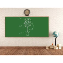 Composition Chalkboard with Oak Frame 36"x24"