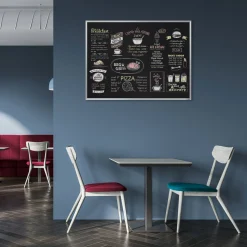 Composition Chalkboard with Aluminum Frame 48
