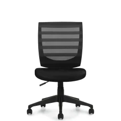 Contemporary Armless Mesh Back Task Chair