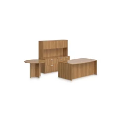 Contemporary Bowfront Desk Suite
