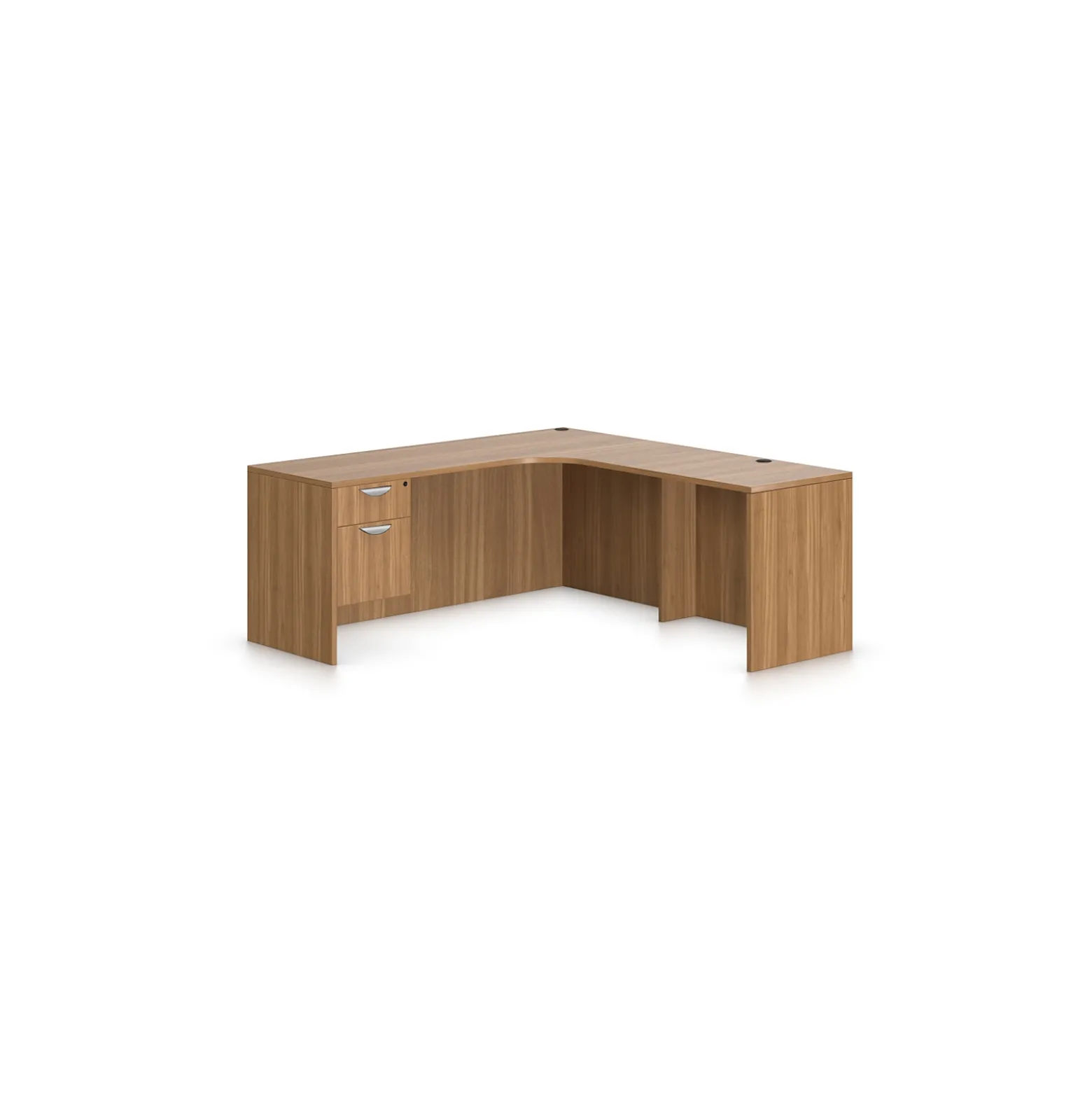 Contemporary Corner L-Shaped Desk with Left Return - 71"W x 72"D