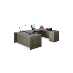 Contemporary Laminate U-Shaped Desk - 71"