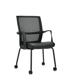Contemporary Low Back Mesh Arm Chair