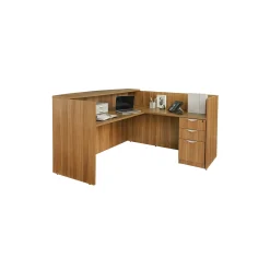 Contemporary L-Shaped Reception Desk - 71" x 72"